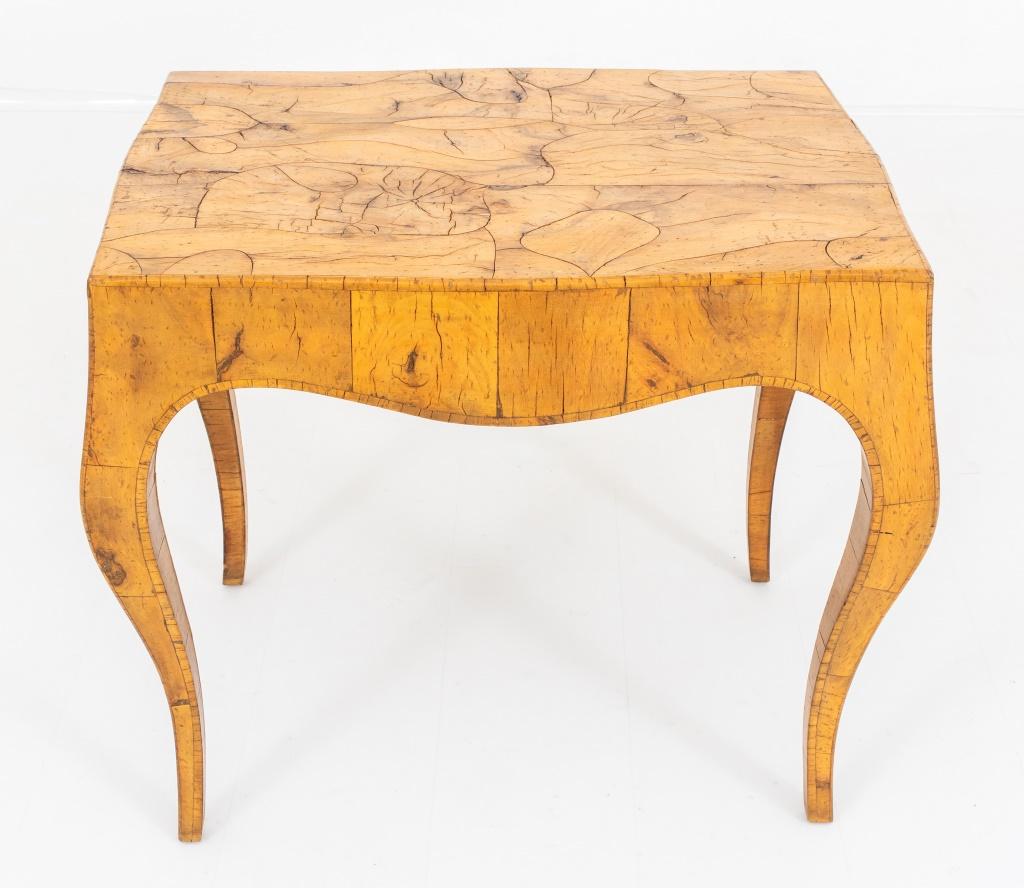 Mid-Century Modern Mid-Century Italian Olivewood Veneered Table, 1960 For Sale