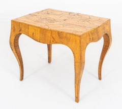 Mid-Century Italian Olivewood Veneered Table, 1960