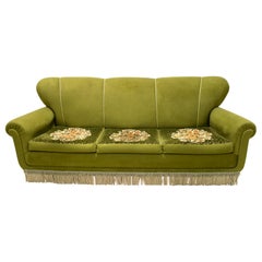 Midcentury Italian Original Cladding Sofa, 1950s