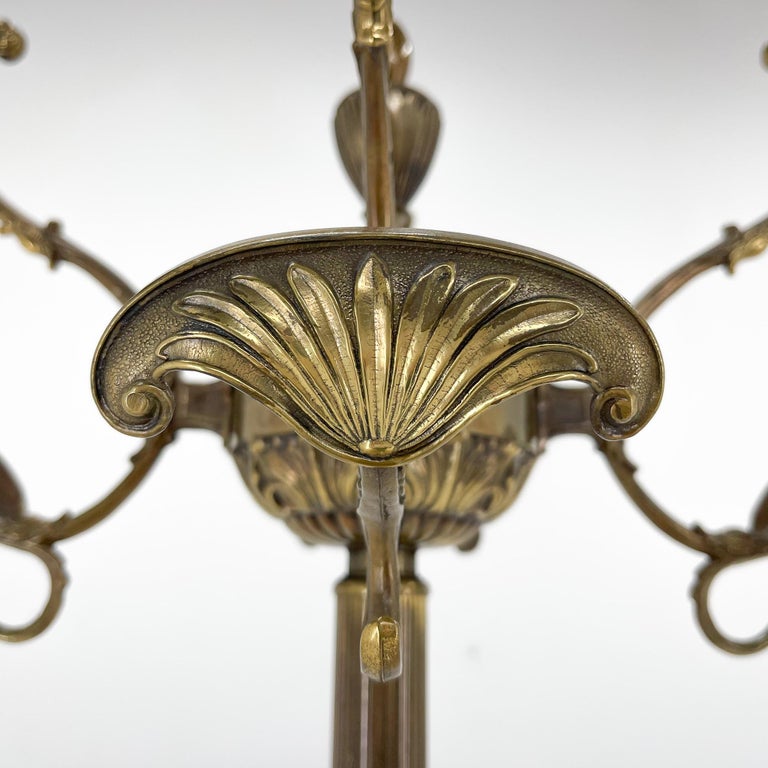 MidCentury Italian Ornate Brass Coat Hanger For Sale at 1stDibs