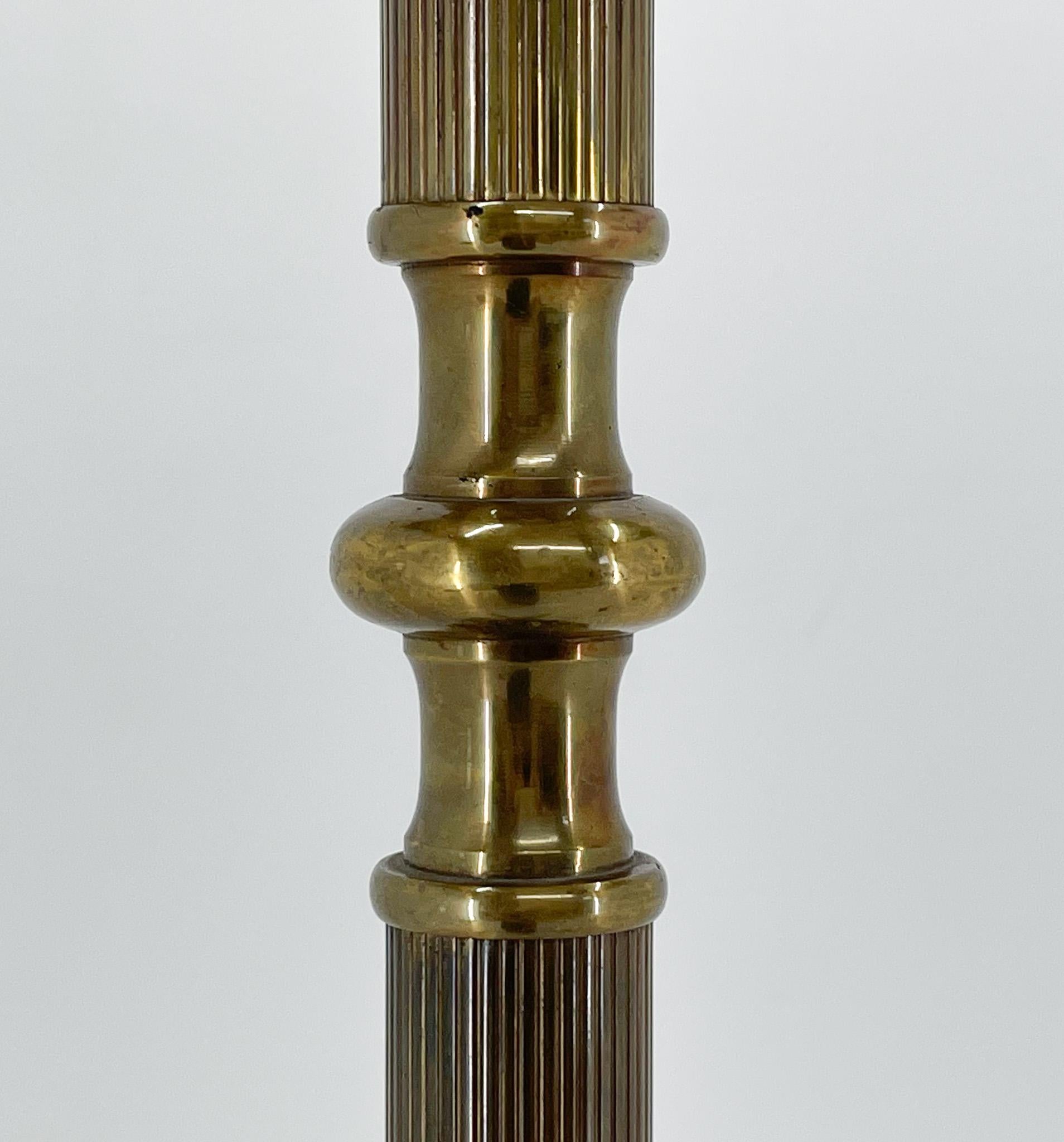 Mid-20th Century Mid-Century Italian Ornate Brass Coat Hanger For Sale