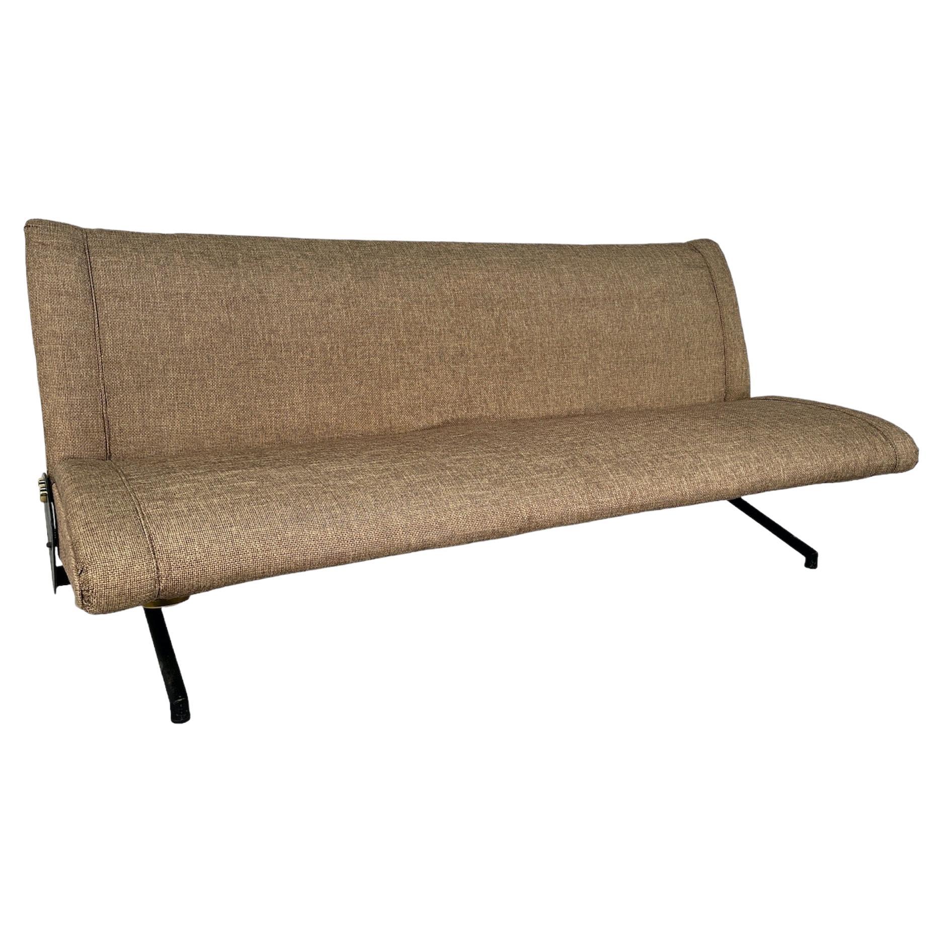 Sofá reclinable Mid Century Italian Osvaldo Borsani for Tecno D70 1954s