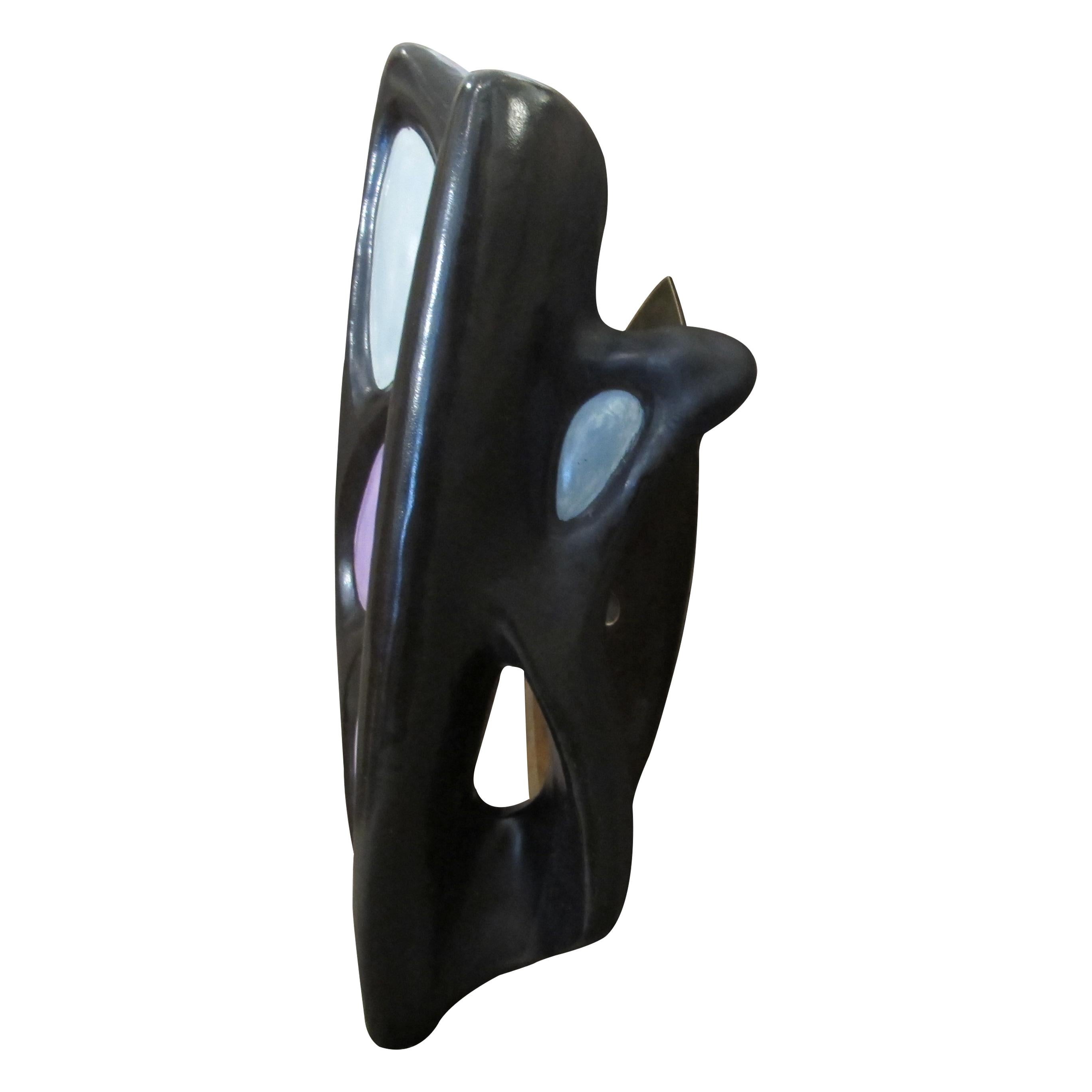 Mid-20th Century Mid-Century Italian Oversized Ceramic Door Handle, 1950s For Sale