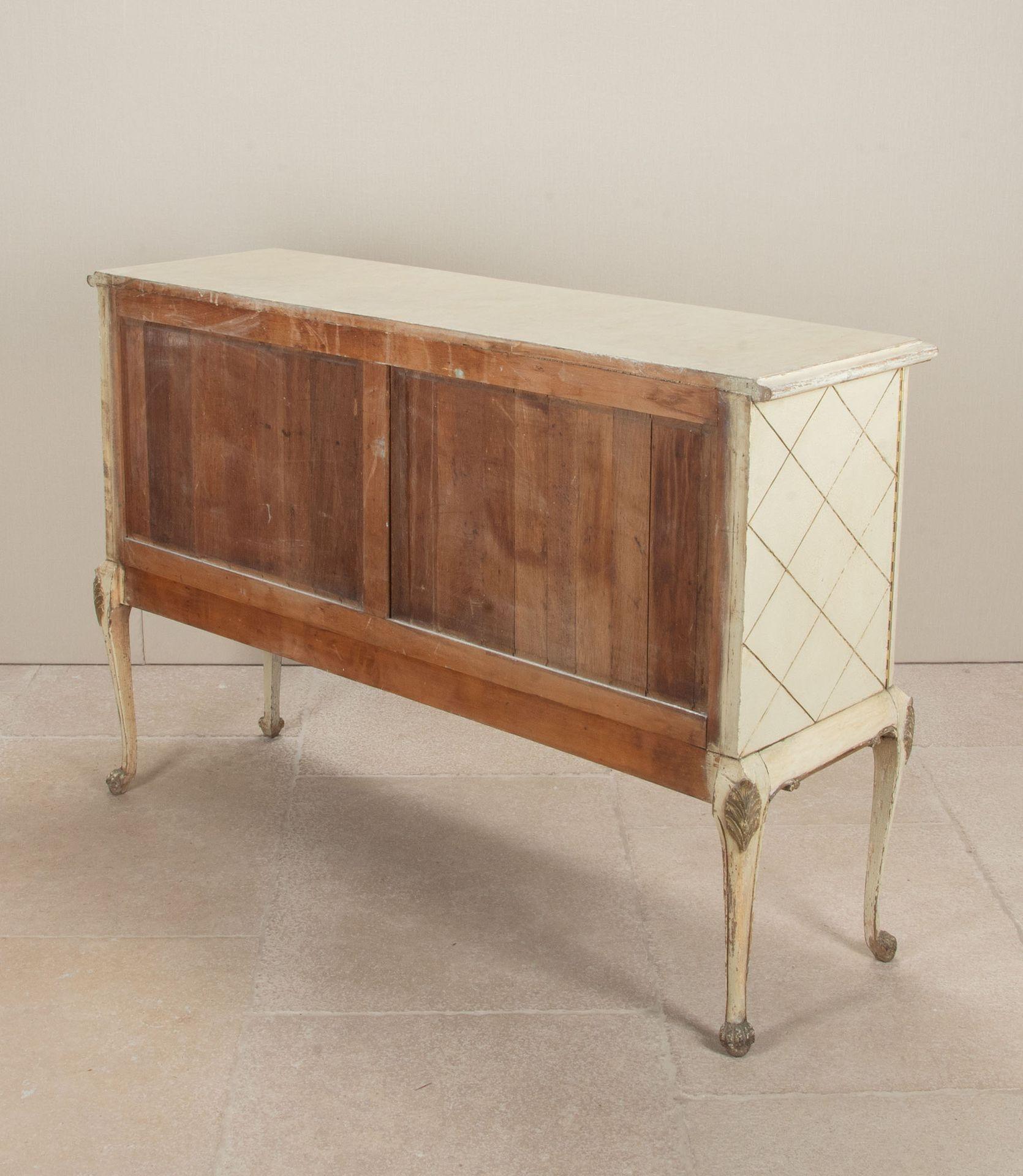 20th Century Mid-Century Italian Painted Sideboard For Sale