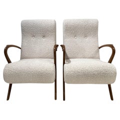Mid-Century Italian Pair of Chairs Attributed to Paola Buffa