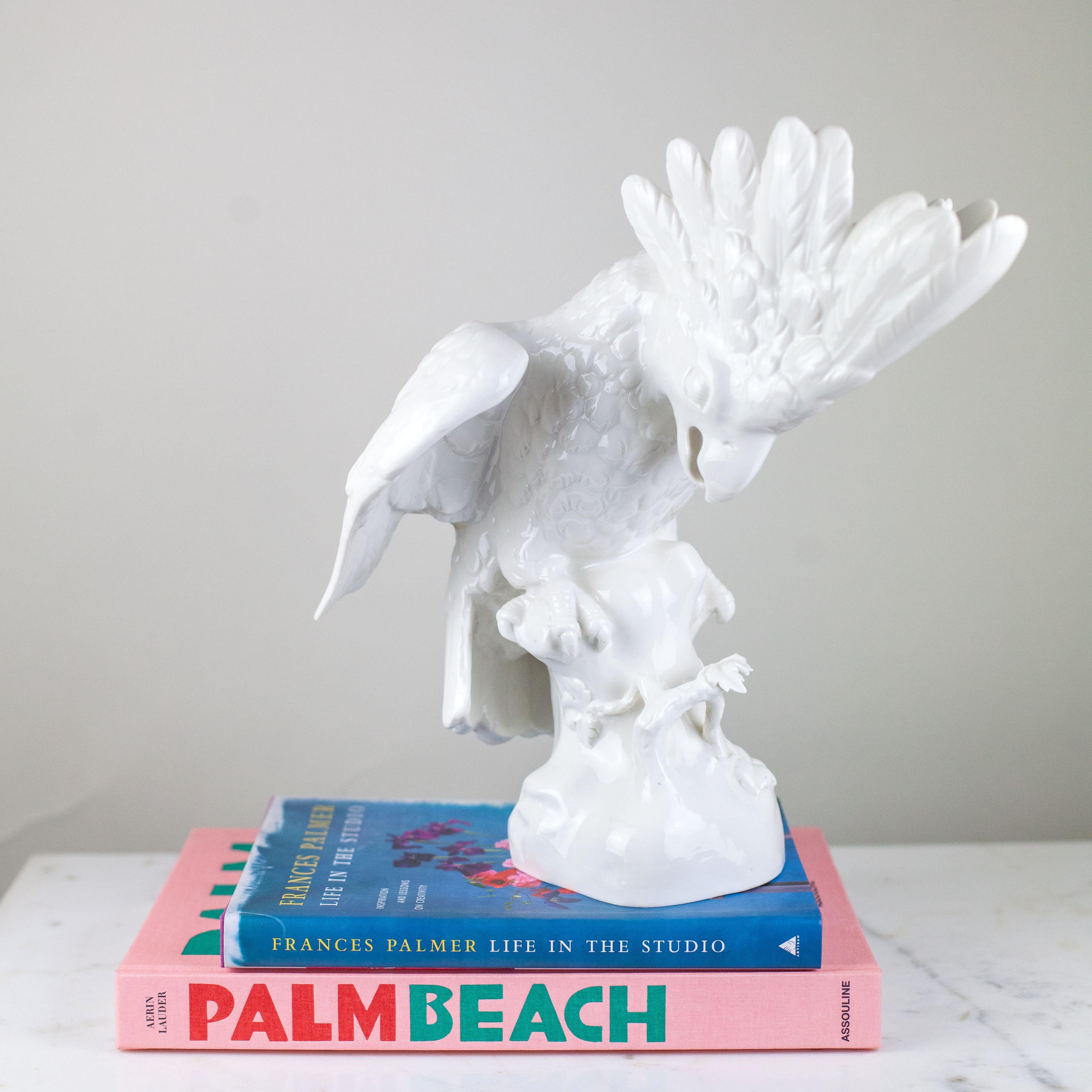 Nymphenburg Porcelain Cockatoo In Good Condition For Sale In Bloomfield Hills, MI