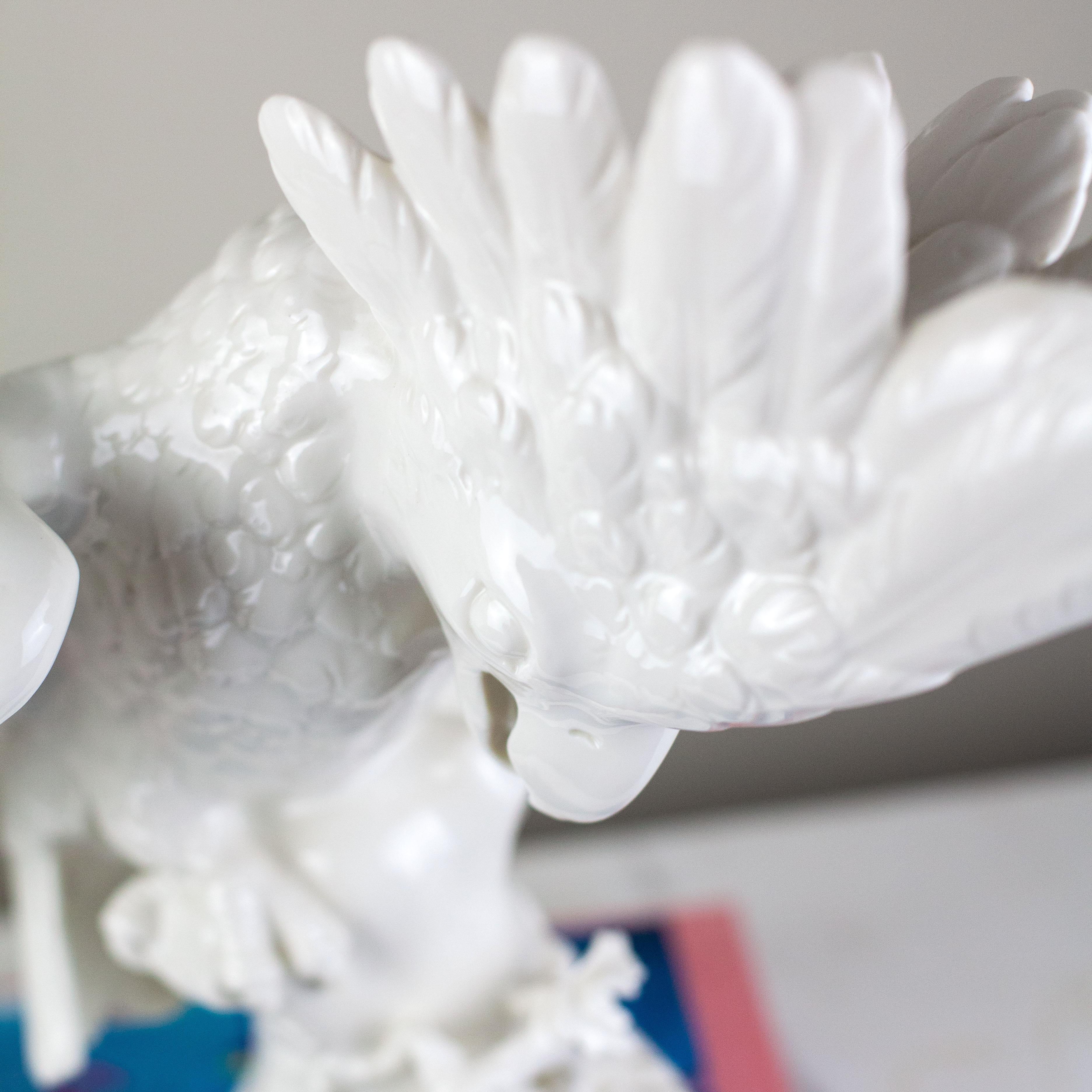 18th Century Nymphenburg Porcelain Cockatoo For Sale