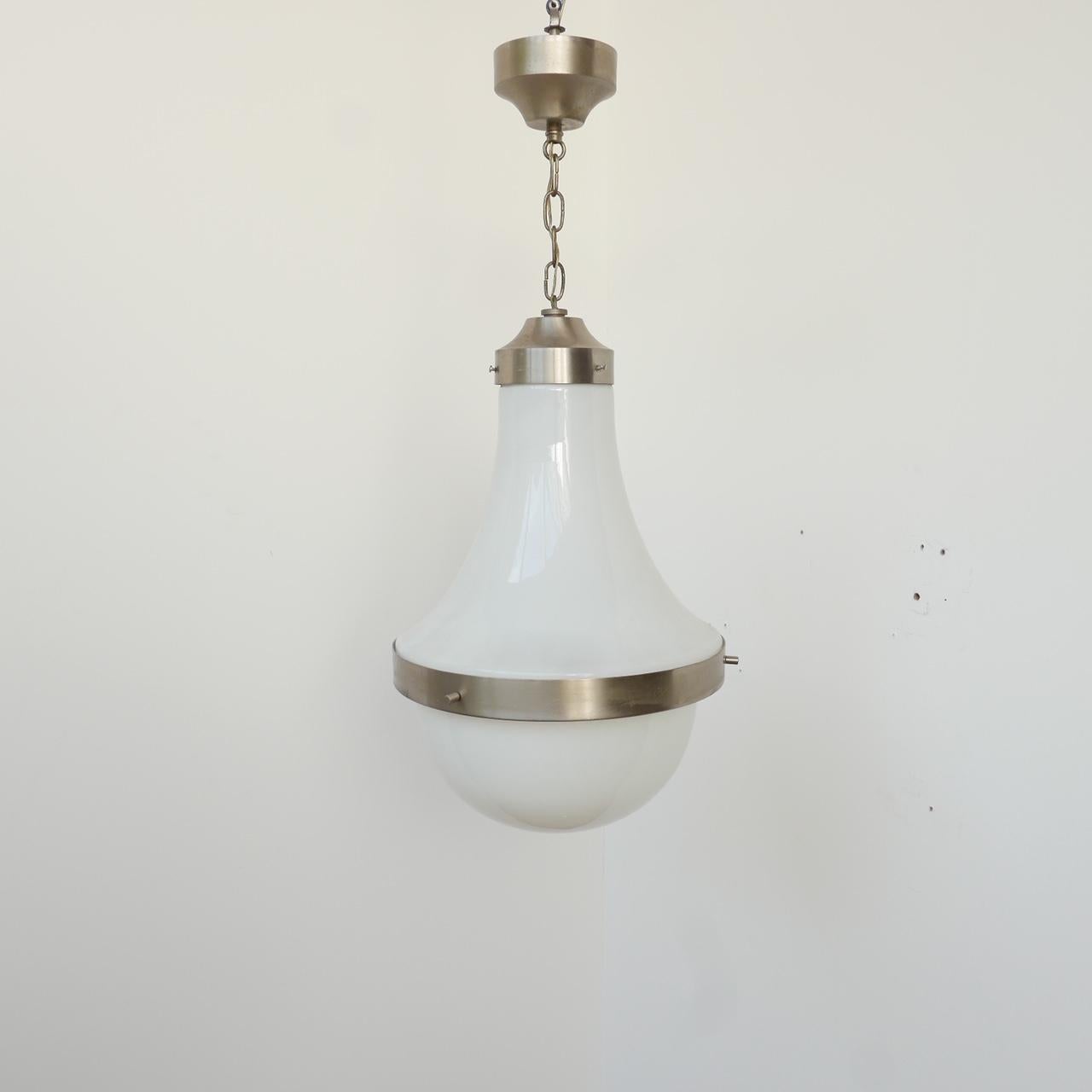 Mid-Century Modern Midcentury Italian Pendant Lamp by Sergio Mazza For Sale
