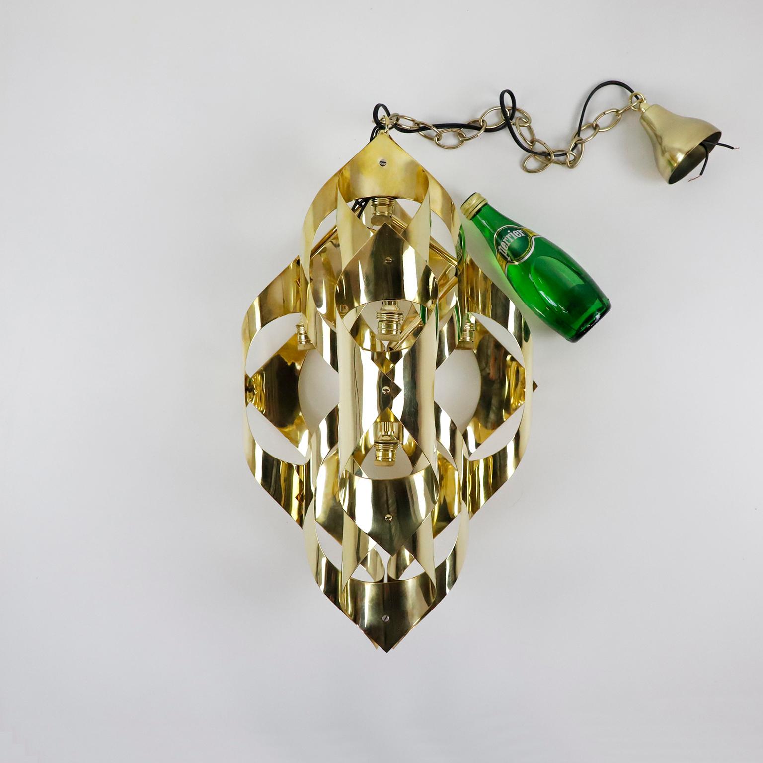 Mid Century Italian Pendant Lamp In Good Condition For Sale In Mexico City, CDMX