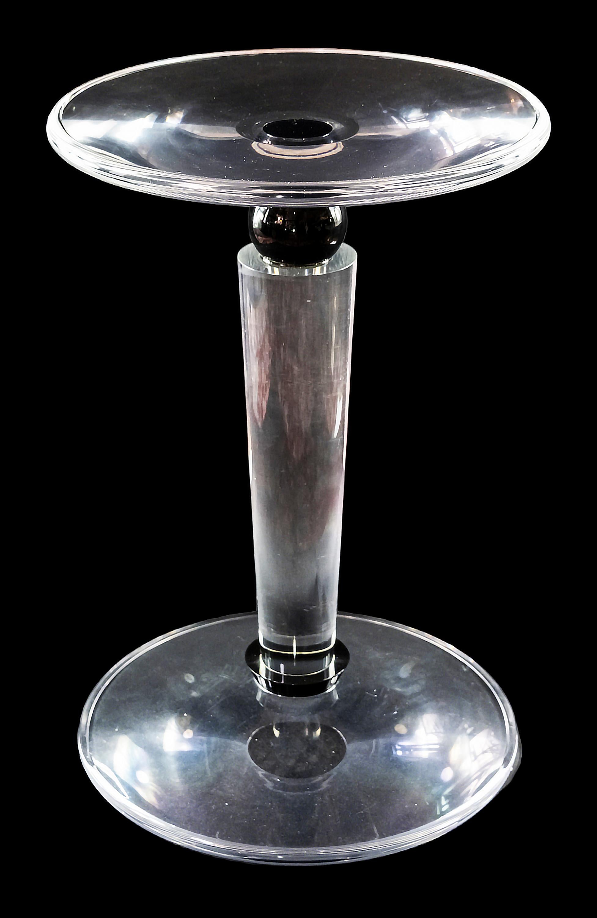 MidCentury Italian Plexiglass Pedestal/Column/Table Base/Leg For Sale