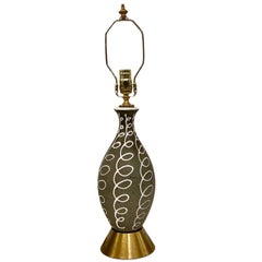 Mid-Century Italian Porcelain Lamp