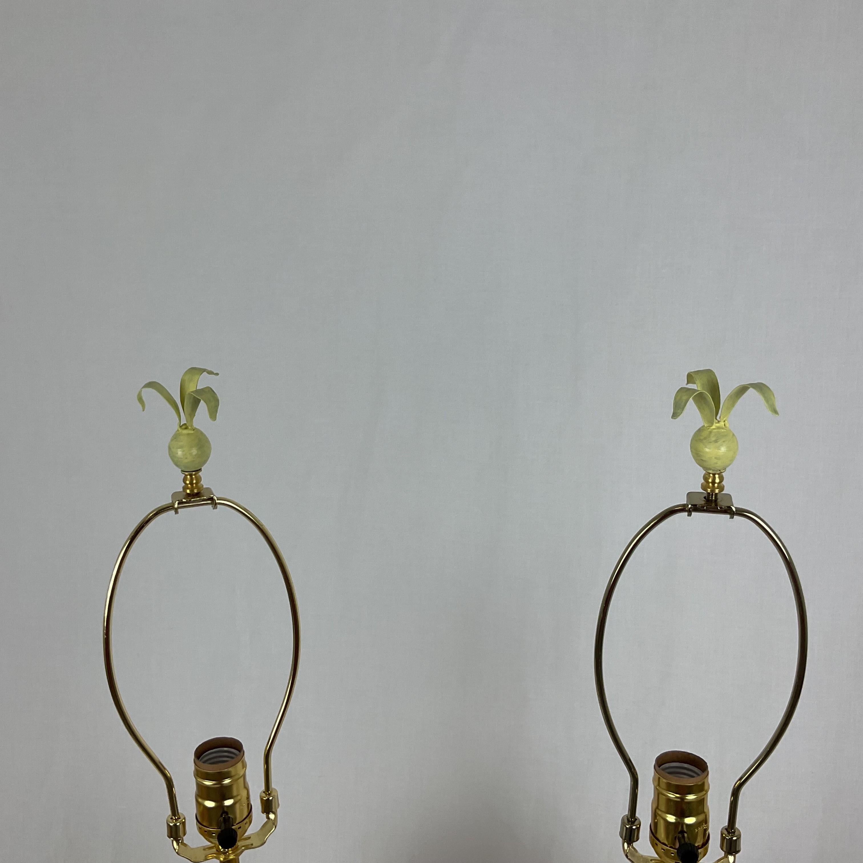Milieu du XXe siècle Lampes en porcelaine italienne du milieu du siècle en vente