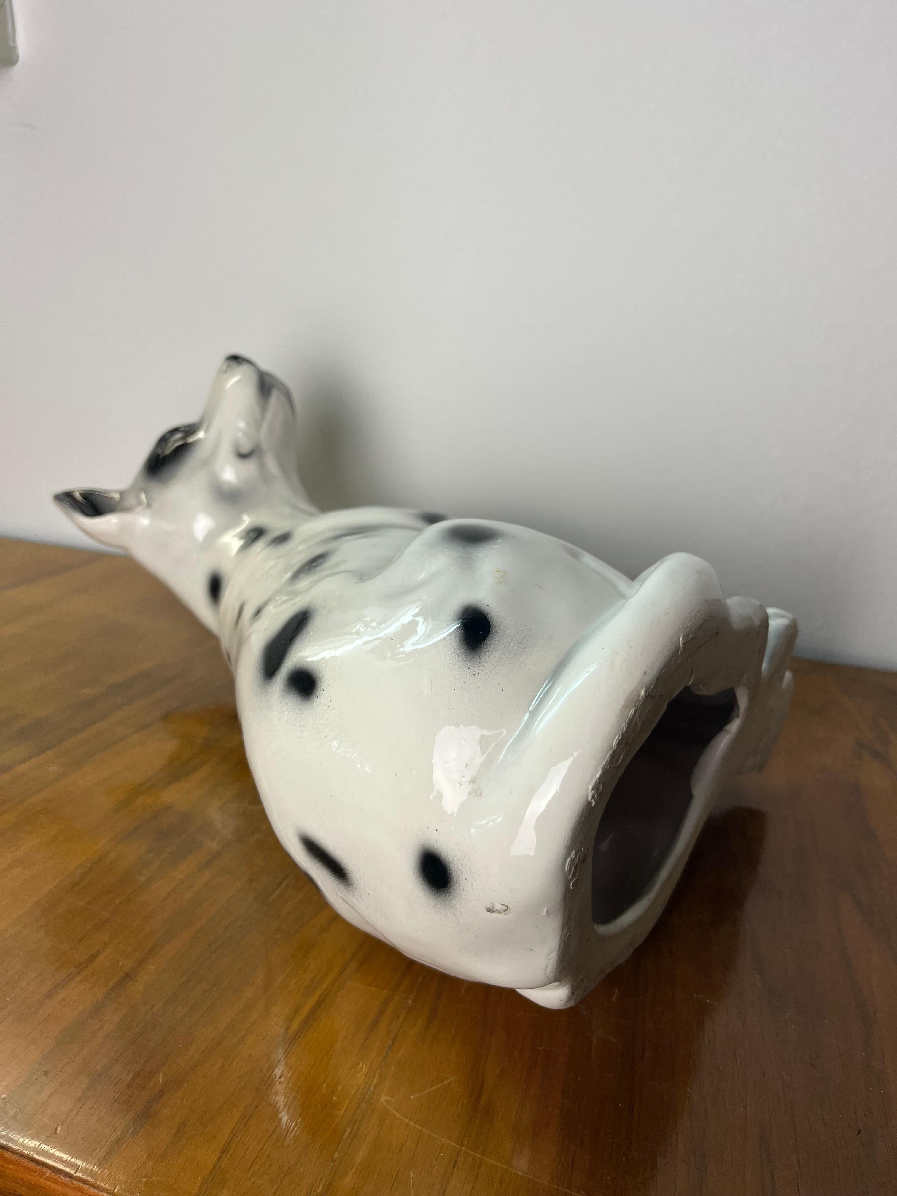 Perro cachorro de porcelana italiana de mediados de siglo, años 50 en venta 1