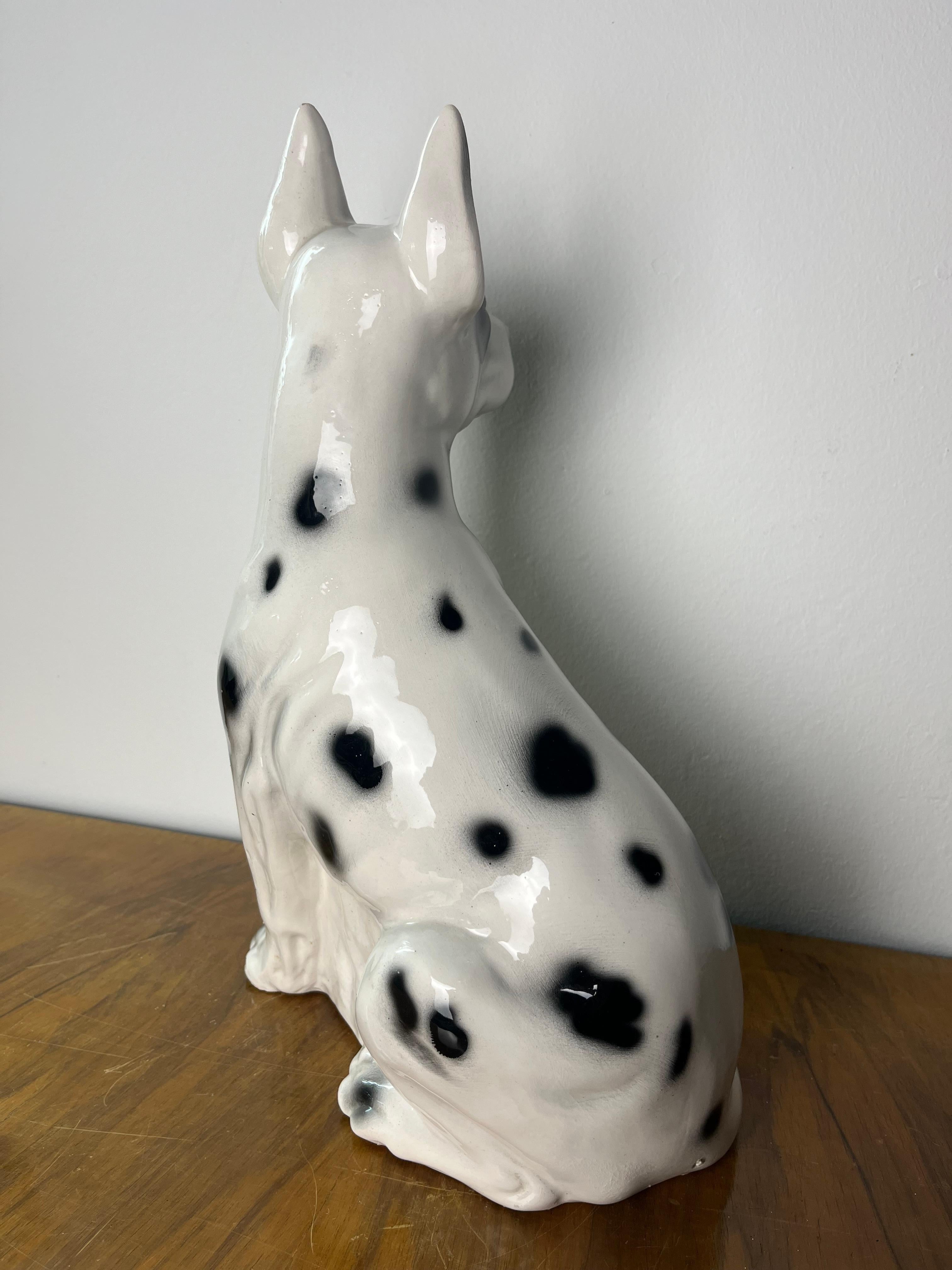Perro cachorro de porcelana italiana de mediados de siglo, años 50 en venta 2