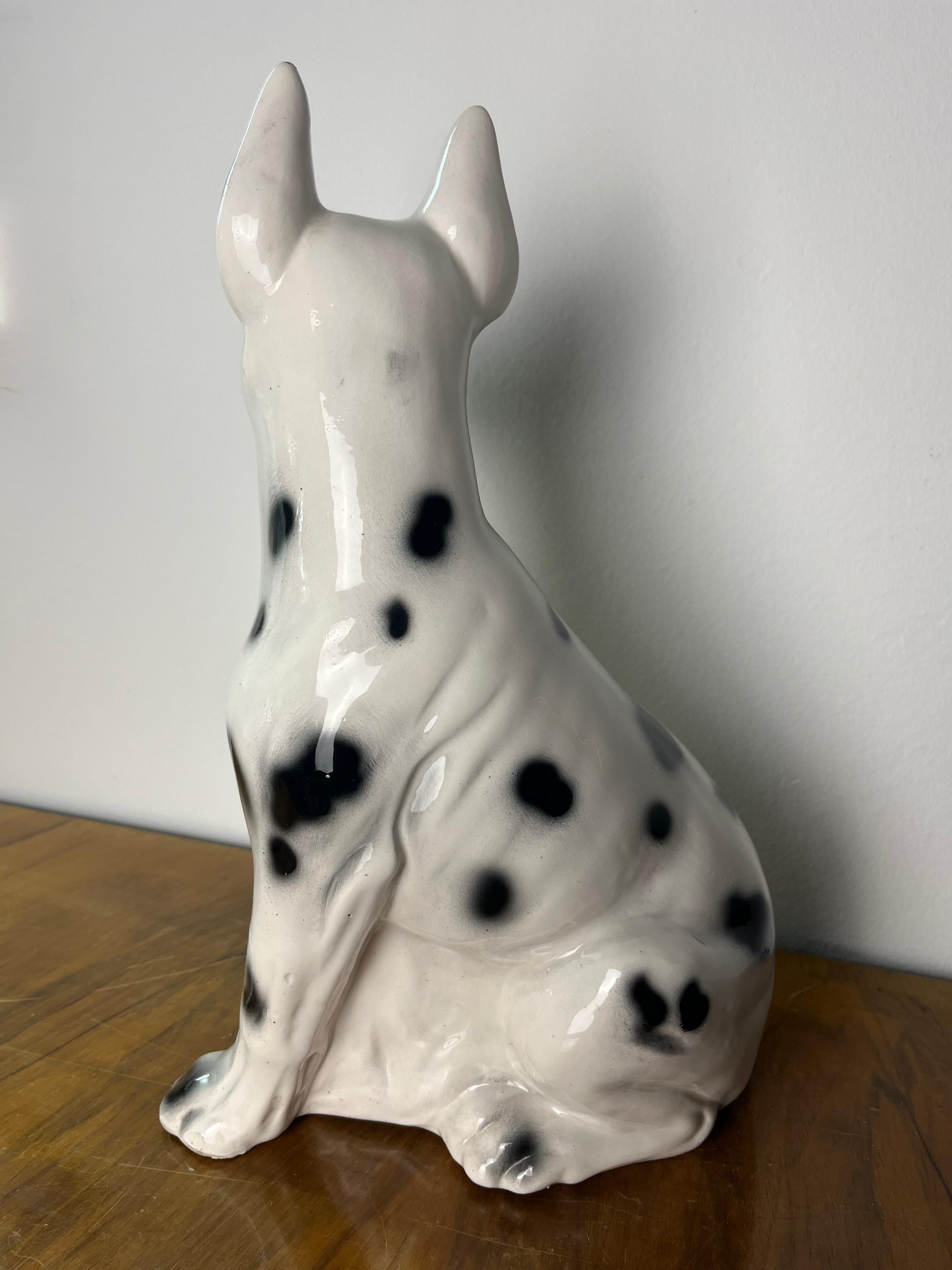 Perro cachorro de porcelana italiana de mediados de siglo, años 50 en venta 3
