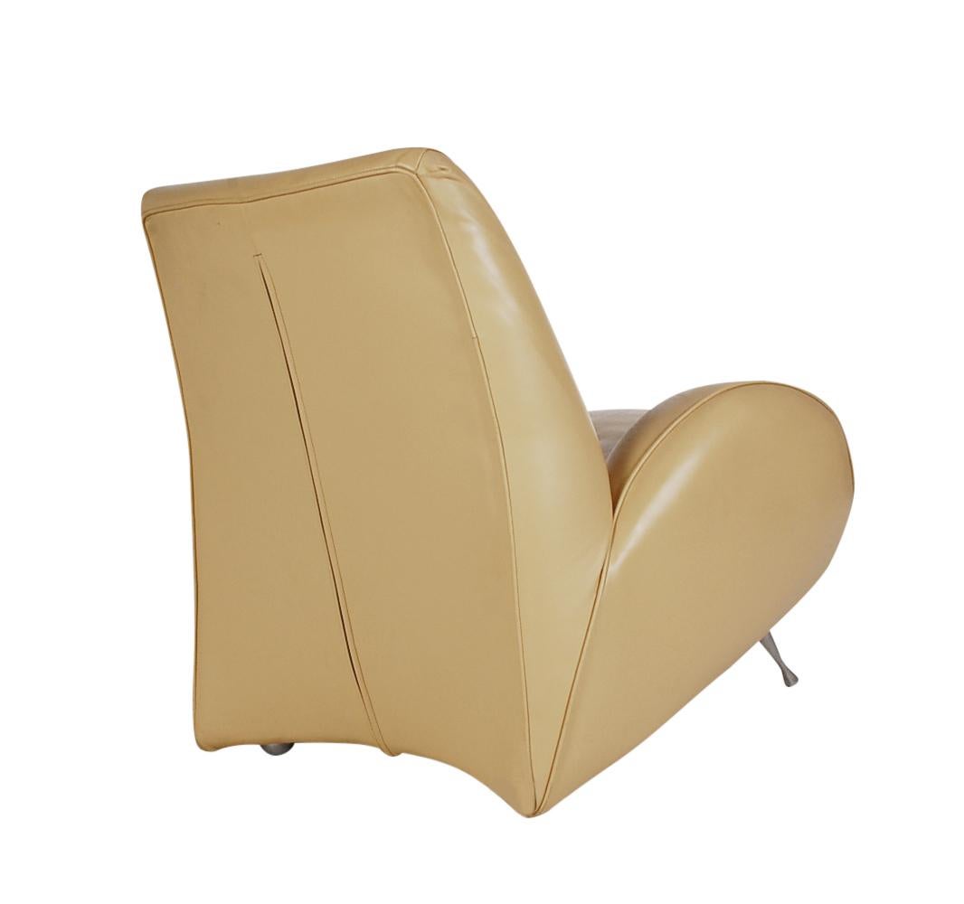 funky leather chairs