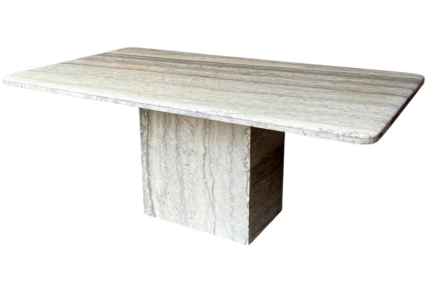 rectangular / square marble dining table