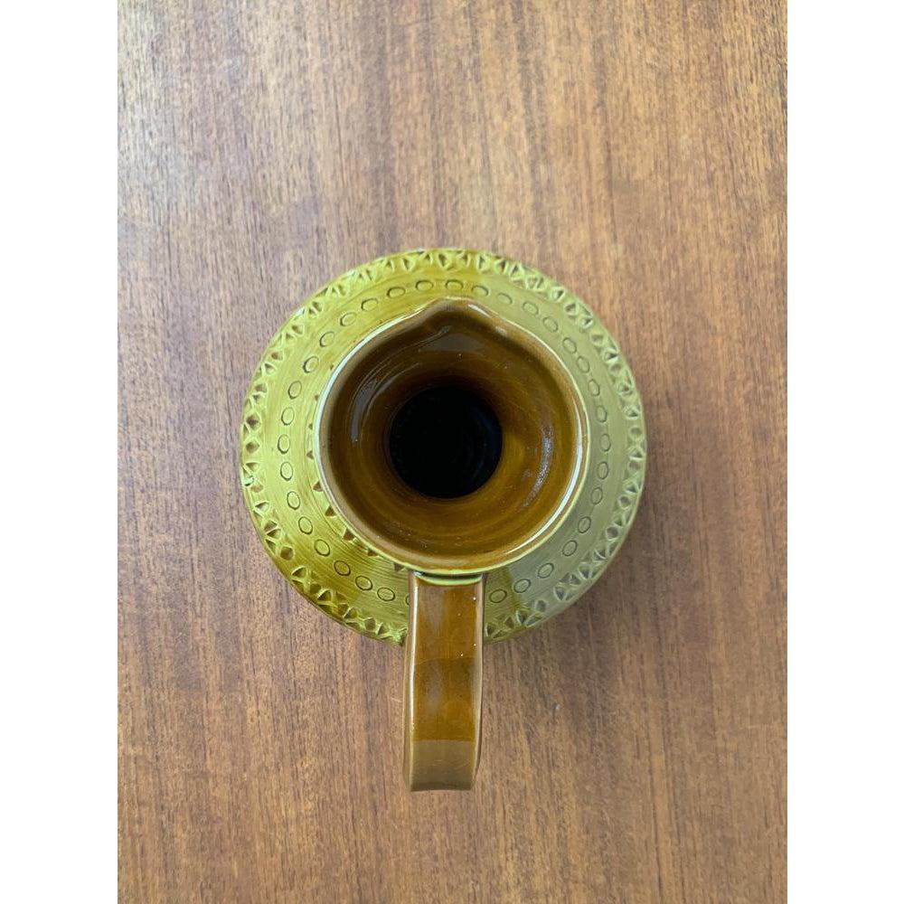 Vaso a caraffa in ceramica italiana di metà secolo di Aldo Londi per Bitossi, anni '60 in vendita 3