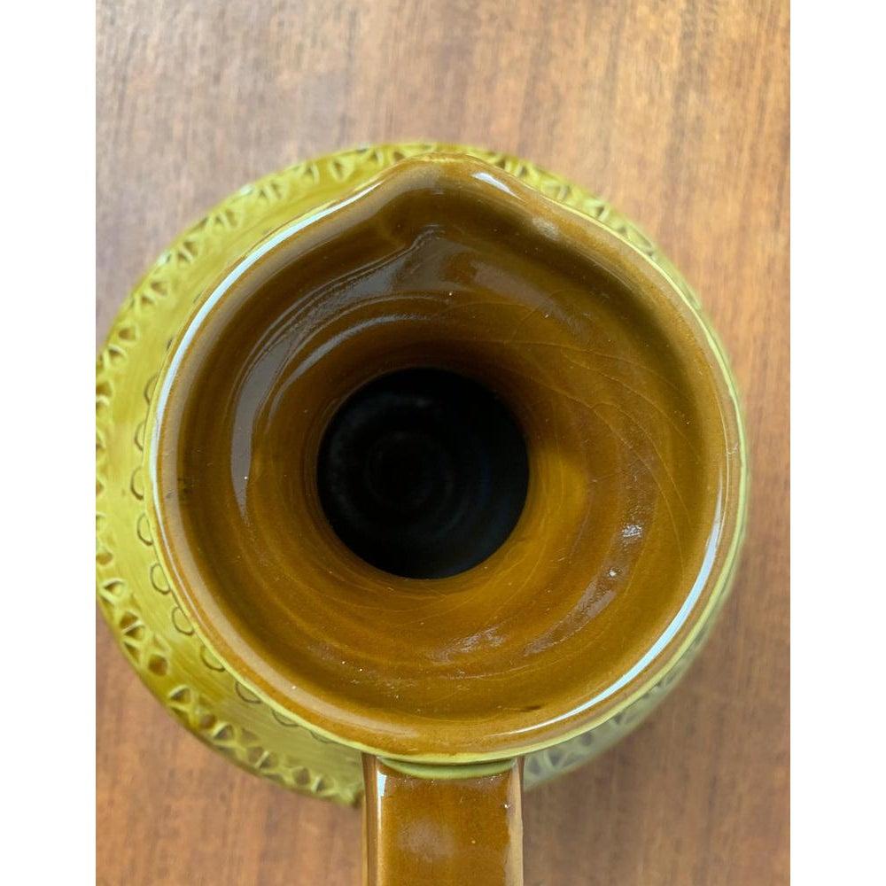 Vaso a caraffa in ceramica italiana di metà secolo di Aldo Londi per Bitossi, anni '60 in vendita 4