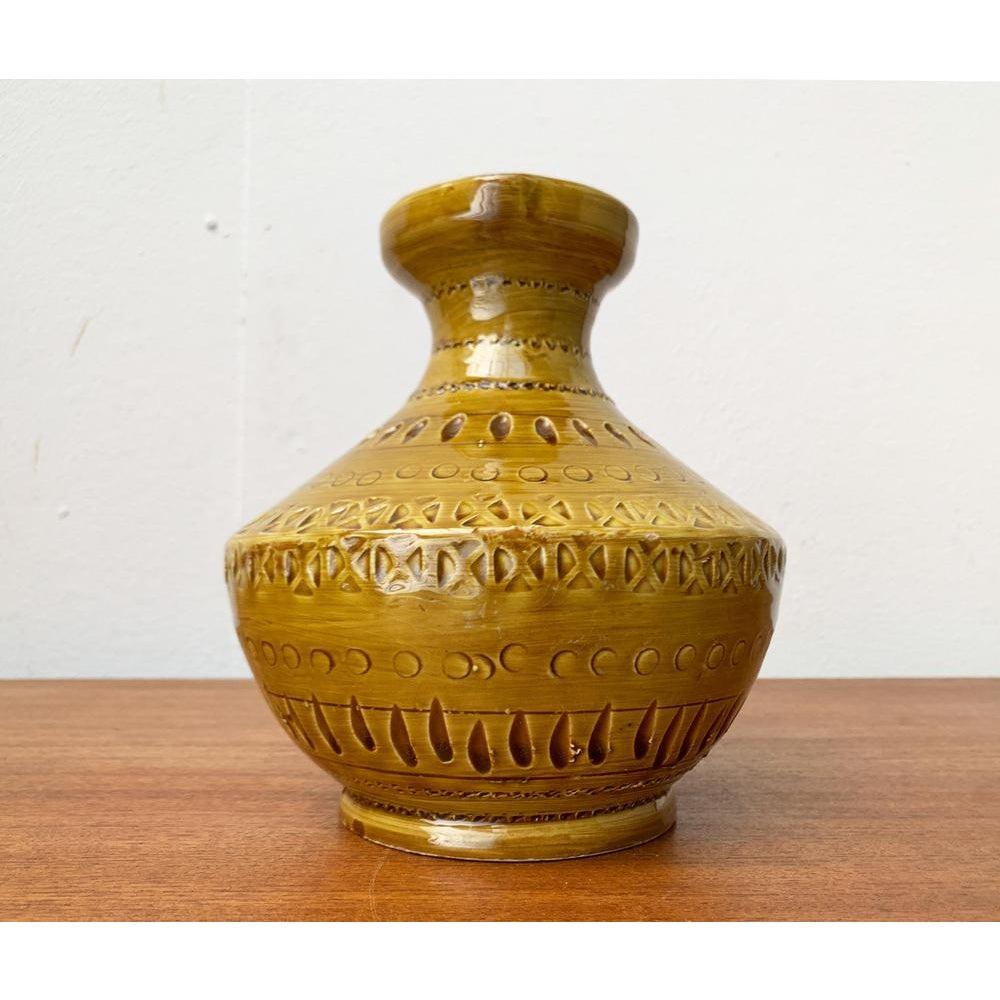 Vaso a caraffa in ceramica italiana di metà secolo di Aldo Londi per Bitossi, anni '60 in vendita 1