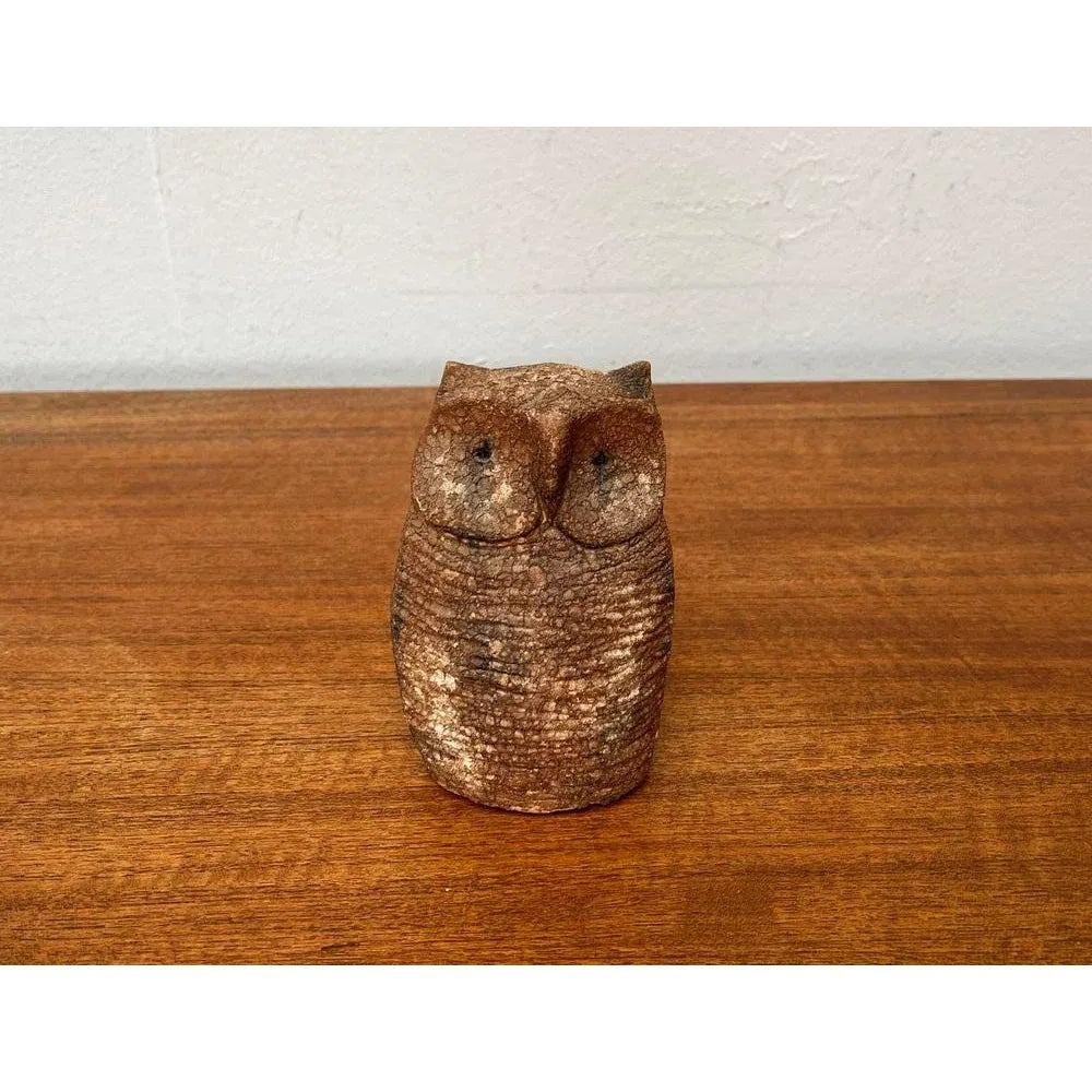 Céramique Sculpture de hibou en poterie italienne du milieu du siècle dernier par Aldo Londi pour Bitossi, années 1960 en vente
