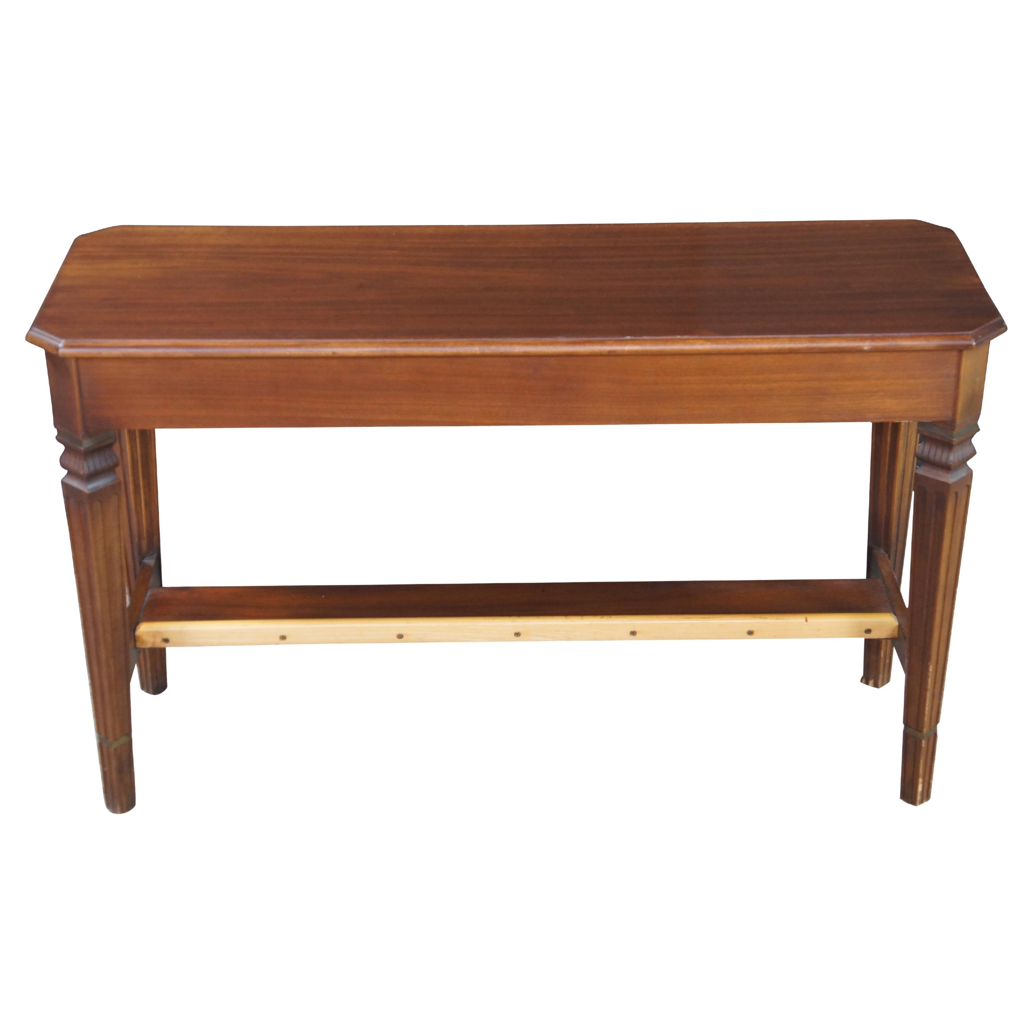 What is a piano bench called?