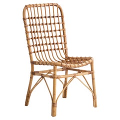 Mid Century Italian Rattan Chair