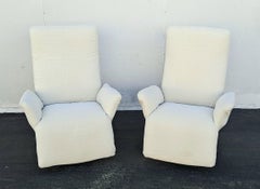 Italienisches Liegestuhlpaar aus der Jahrhundertmitte