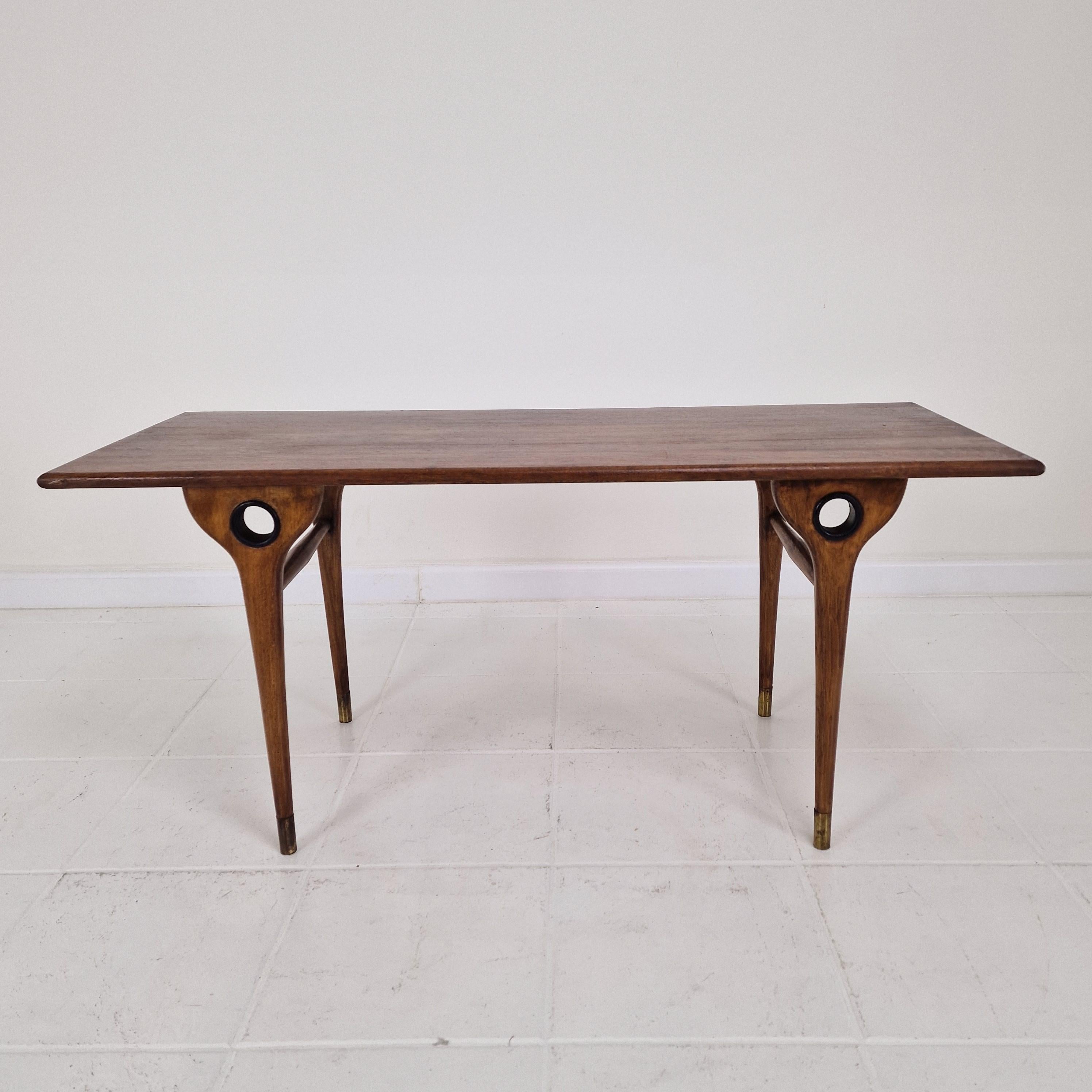 Table basse ou d'appoint rectangulaire italienne du milieu du siècle 1960 en vente 12