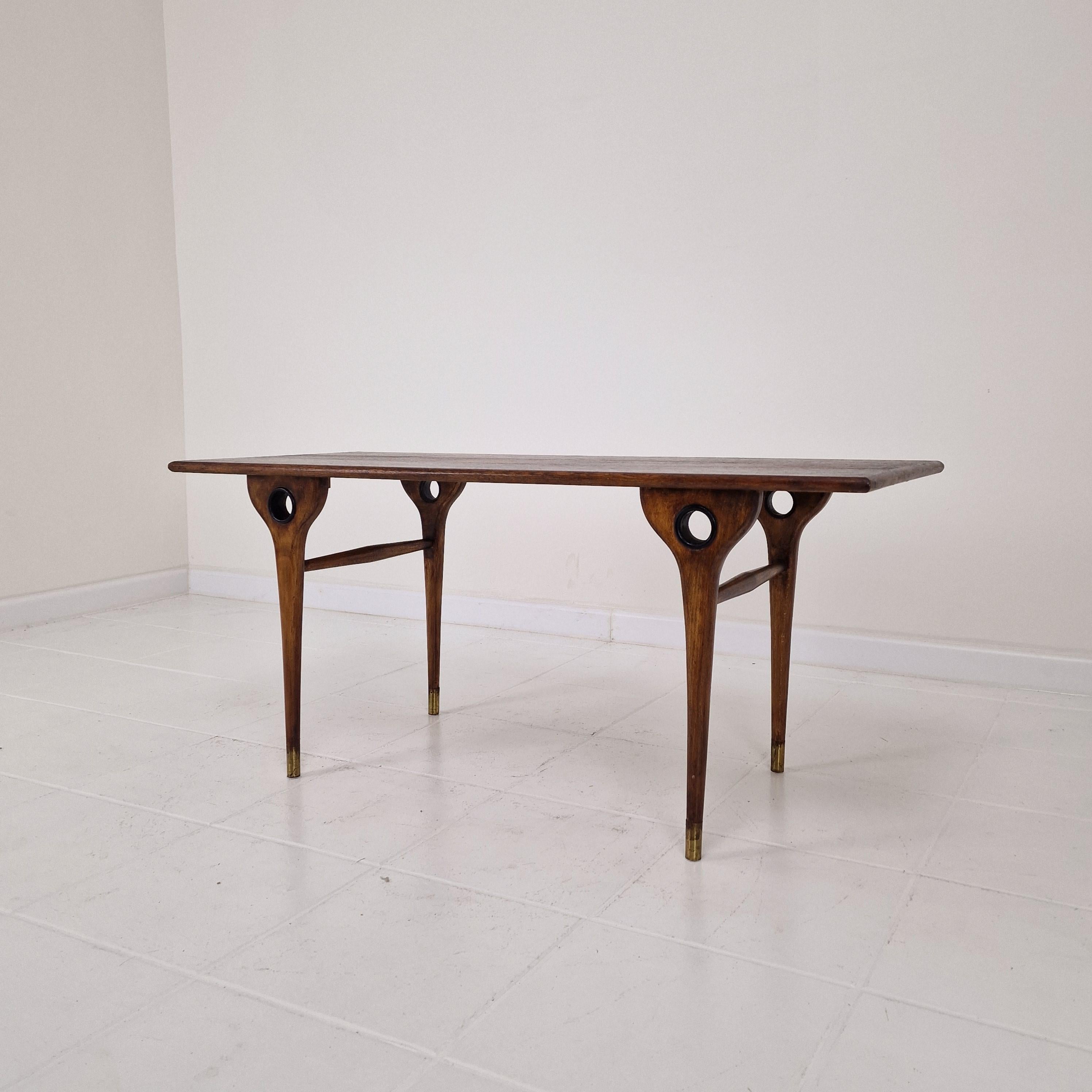 Milieu du XXe siècle Table basse ou d'appoint rectangulaire italienne du milieu du siècle 1960 en vente