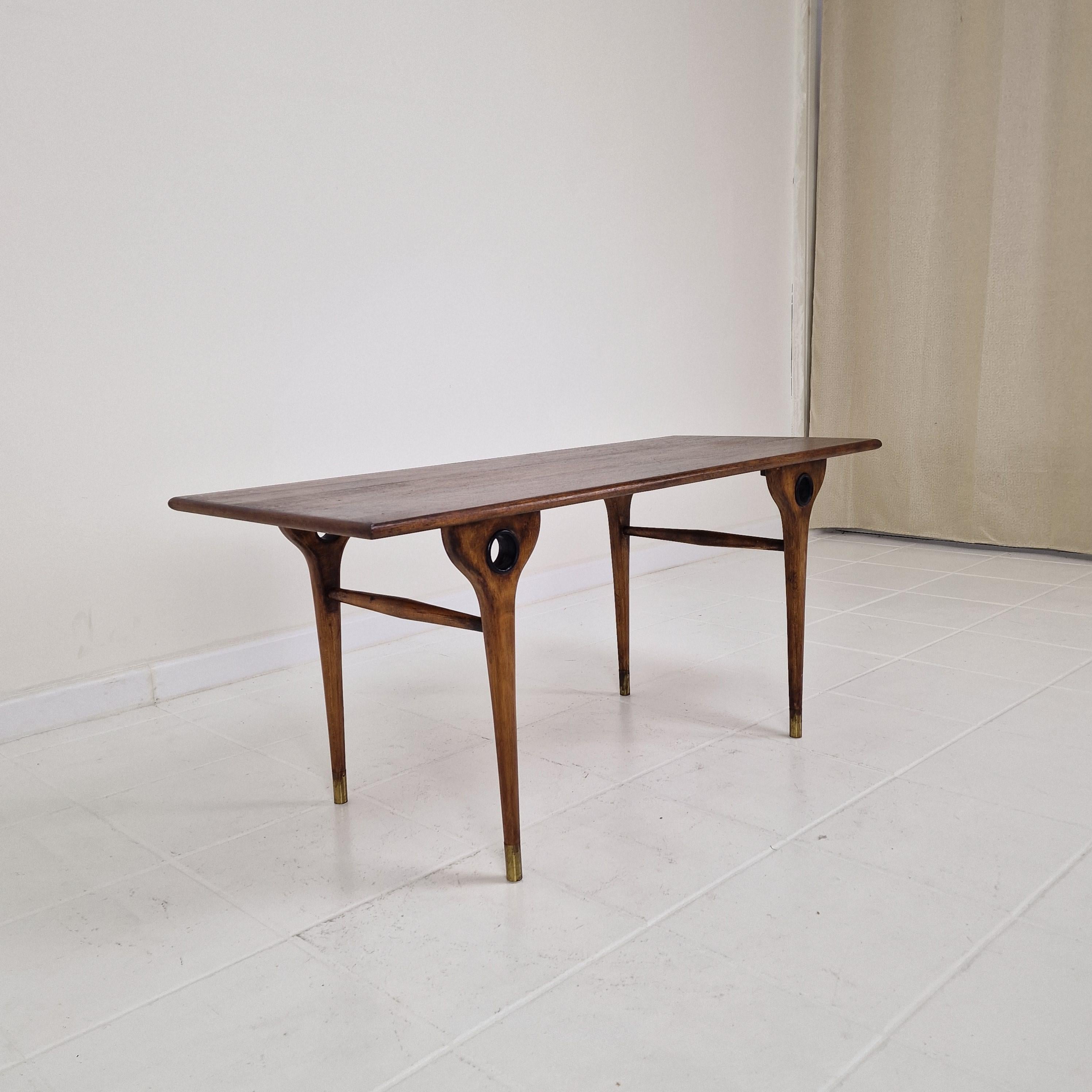 Table basse ou d'appoint rectangulaire italienne du milieu du siècle 1960 en vente 1