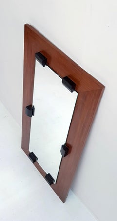 Espejo rectangular italiano de mediados de siglo