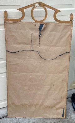 Mid-Century Italian Regency Giltwood Faux Bamboo Mirror - Greek Key & Pineapples