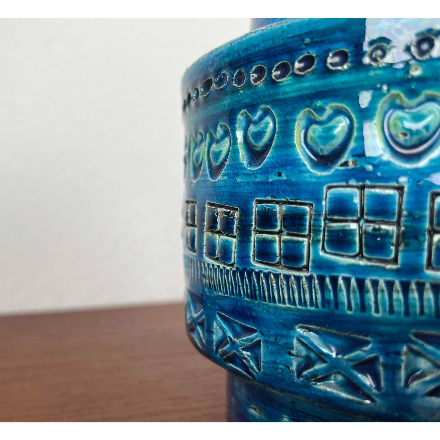 Vaso in studio Pottery Rimini Blu Studio, 1960, di Aldo Londi in vendita 4