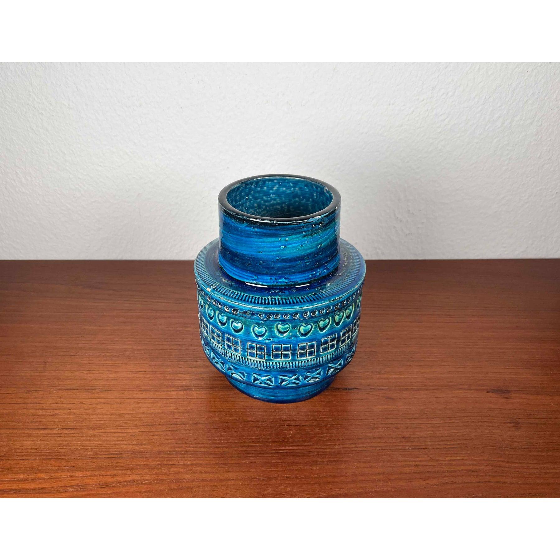 Vaso in studio Pottery Rimini Blu Studio, 1960, di Aldo Londi in vendita 6