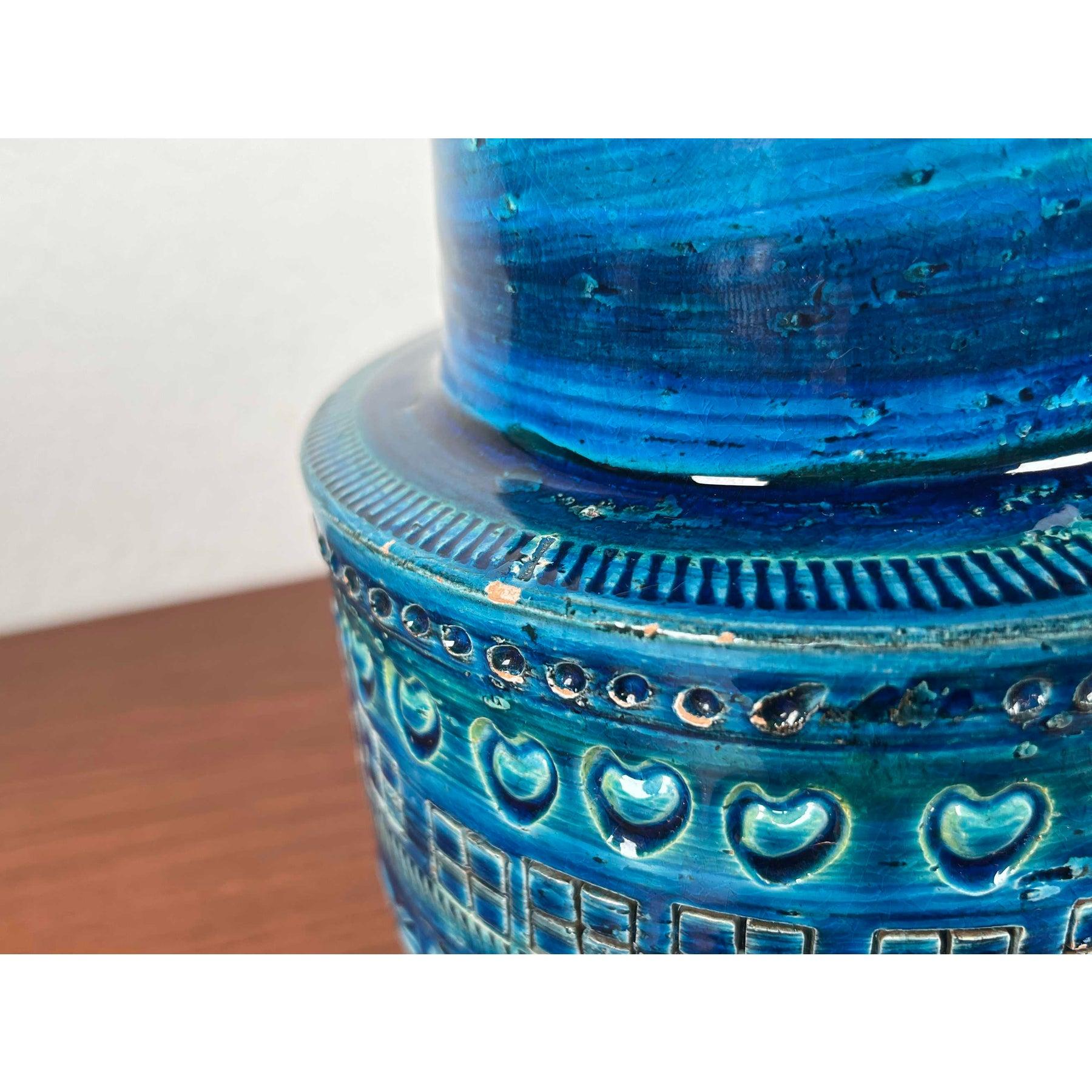 Vaso in studio Pottery Rimini Blu Studio, 1960, di Aldo Londi in vendita 8