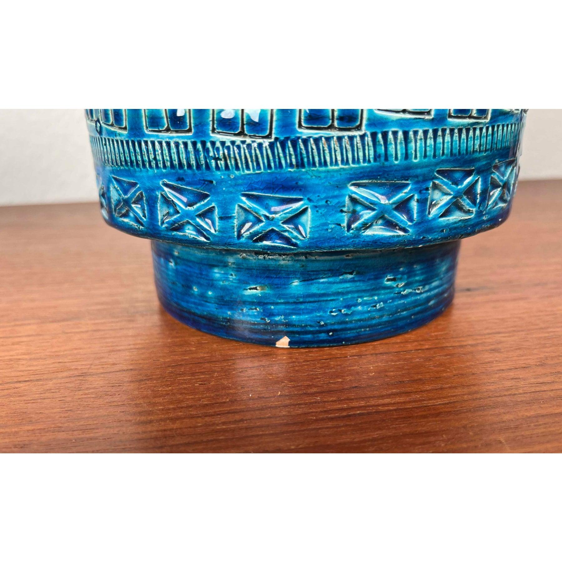 Vaso in studio Pottery Rimini Blu Studio, 1960, di Aldo Londi in vendita 9