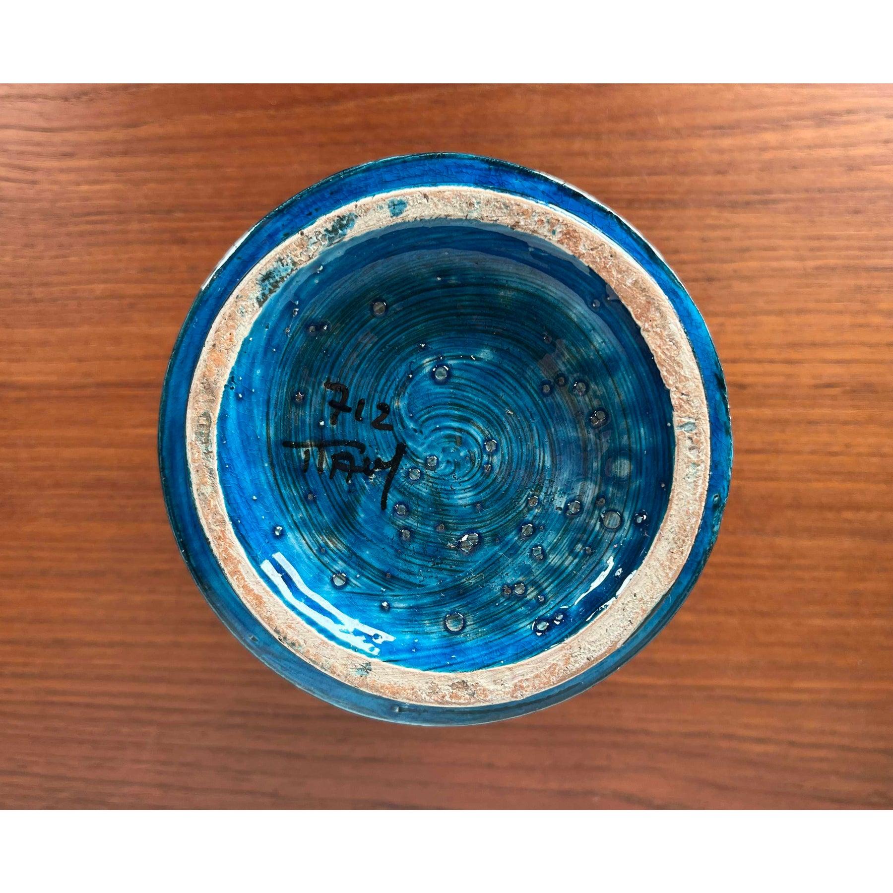 Vaso in studio Pottery Rimini Blu Studio, 1960, di Aldo Londi in vendita 11