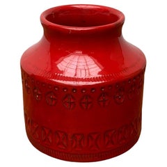 Vase italien Rimini du milieu du siècle dernier par Aldo Londi pour Bitossi, années 1960
