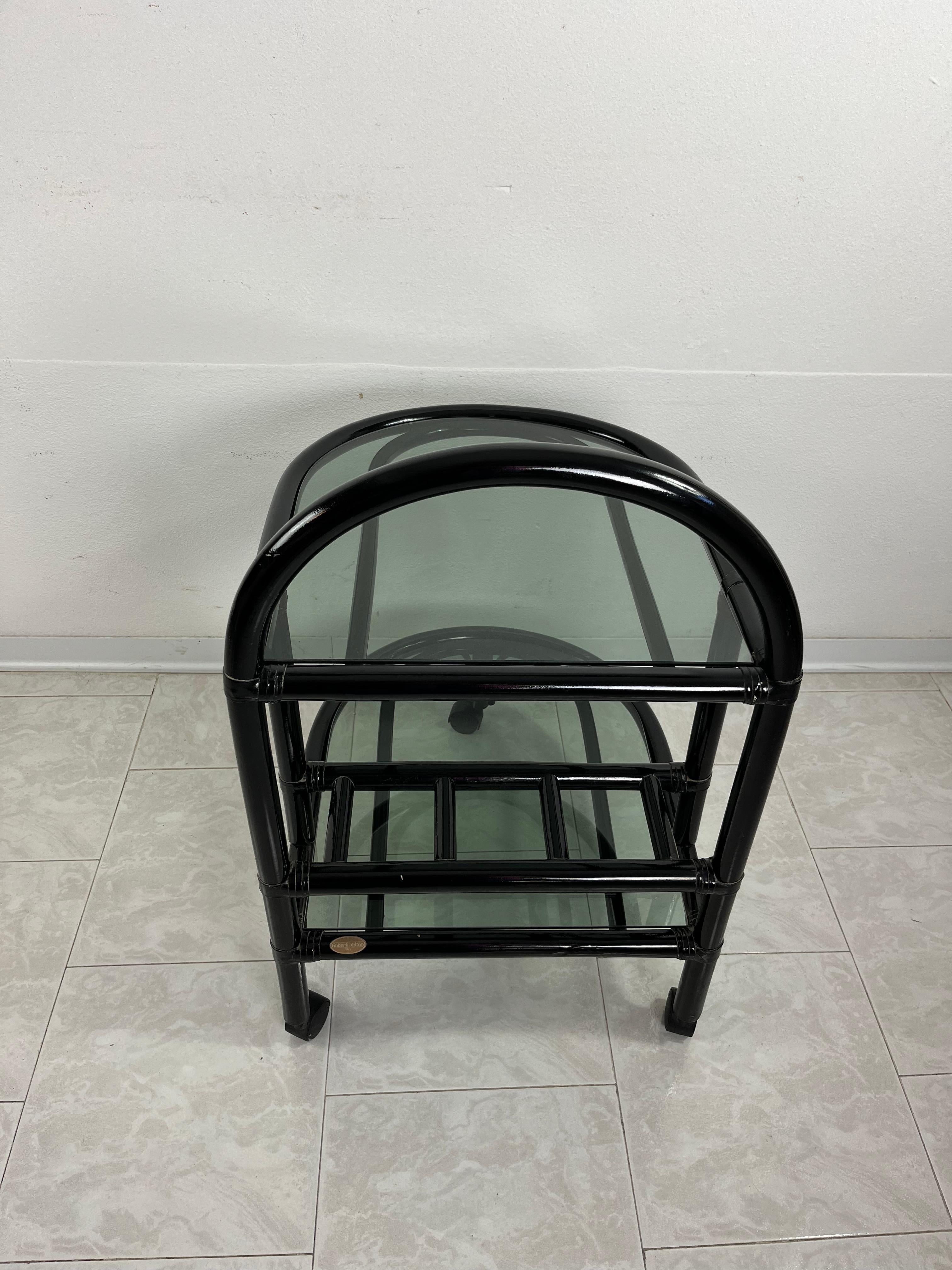 Carrello da bar in bambù 