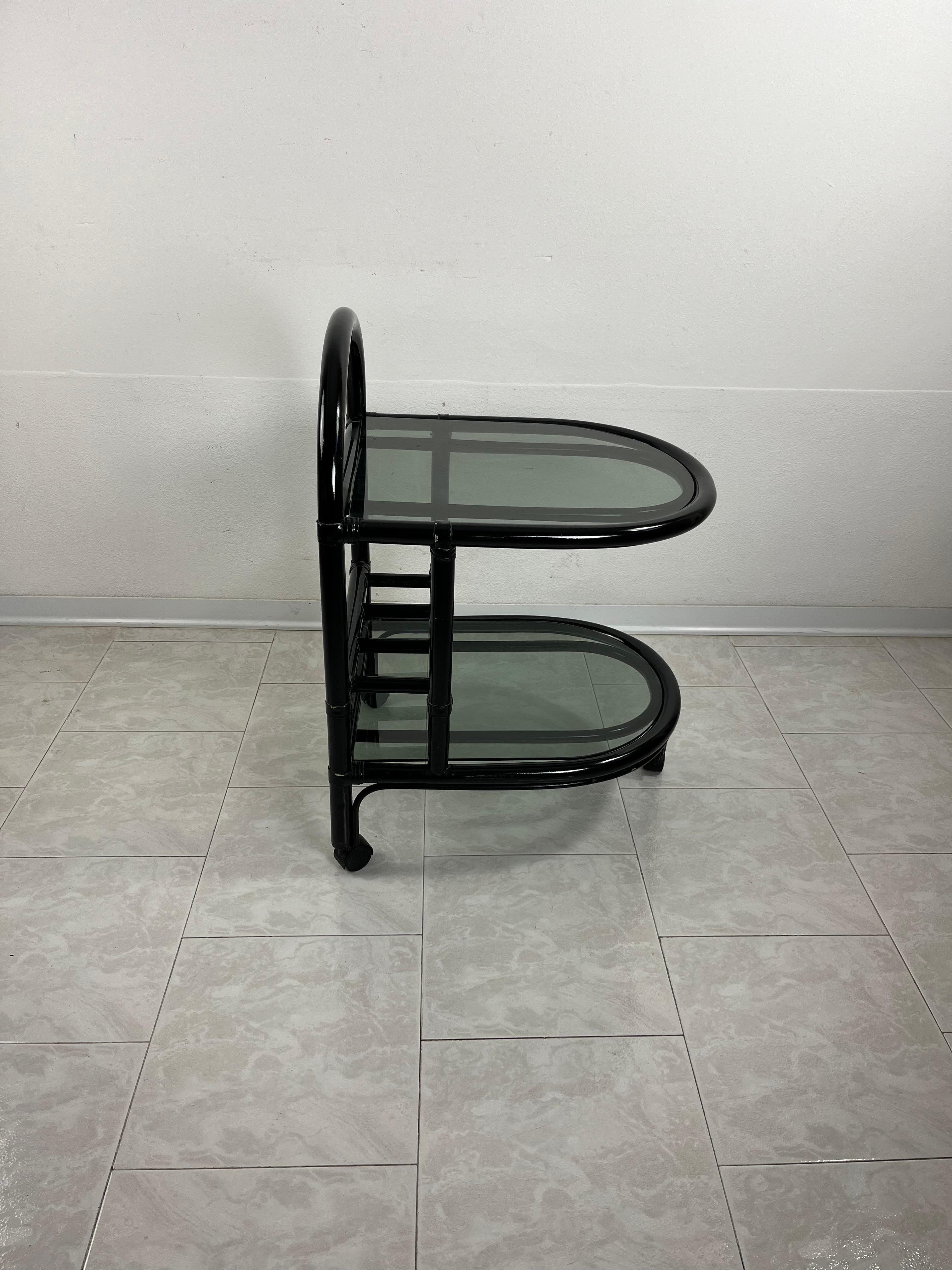 Carrello da bar in bambù 