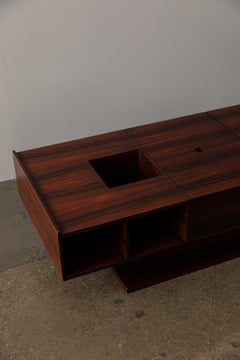 Mid Century Italian Rosewood Coffee Table