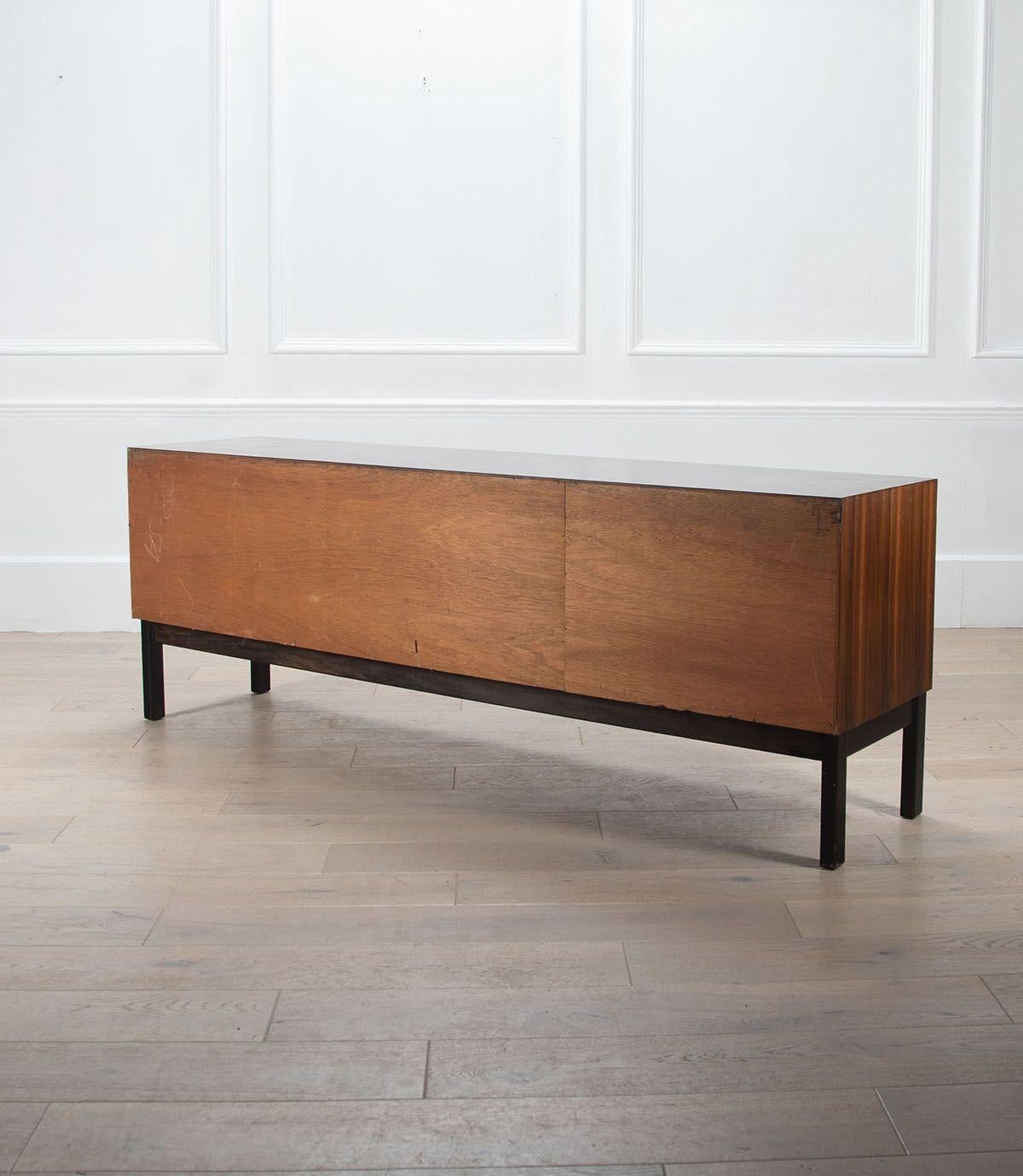 20th Century Mid-Century Italian Rosewood Sideboard For Sale