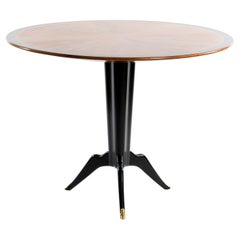 Midcentury Italian Round Dining or Center Table