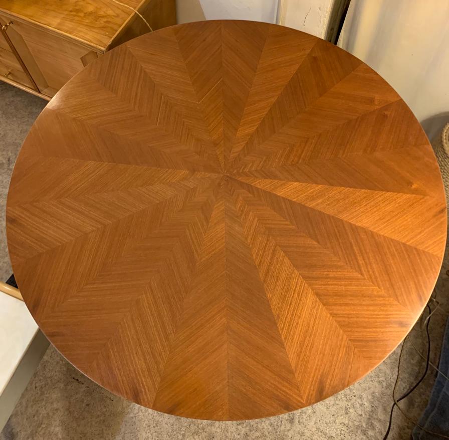 Midcentury Italian Round Dining or Center Table 6
