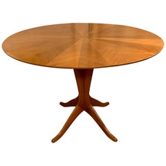 Midcentury Italian Round Dining or Center Table