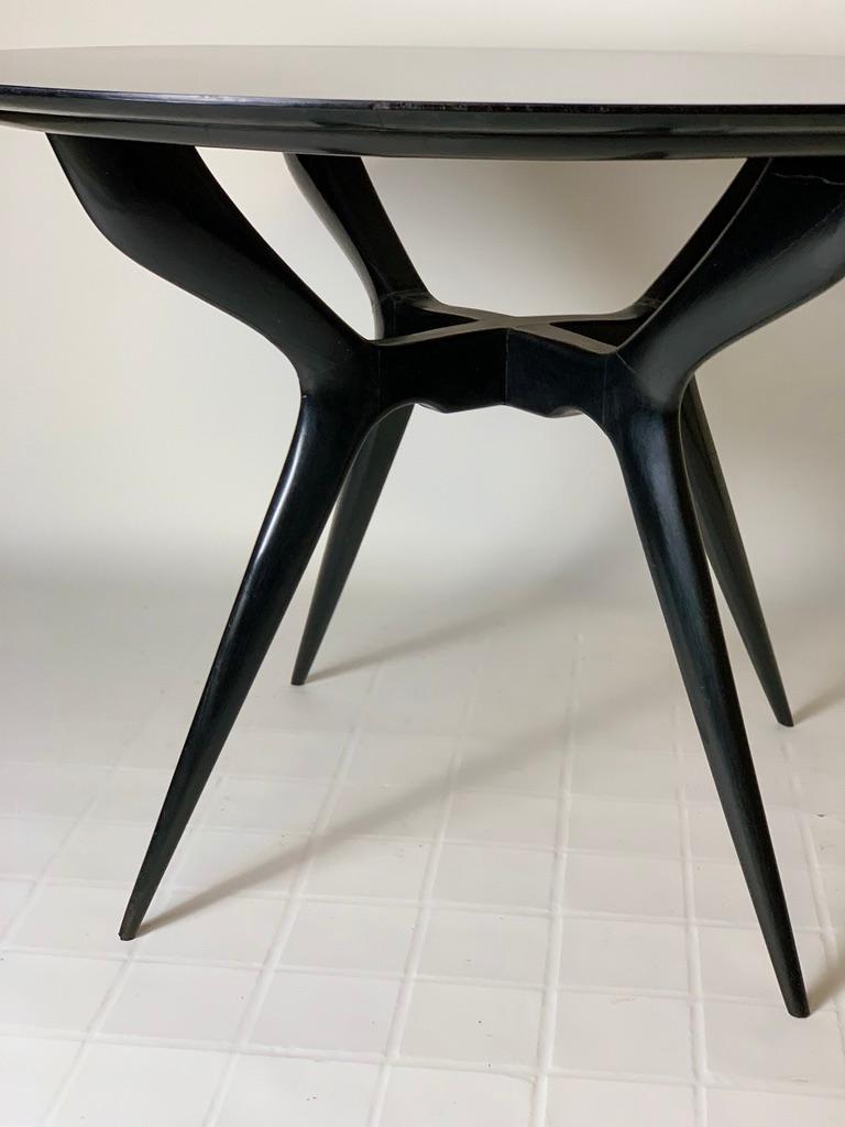 Midcentury Italian Round Dining Table or Centre Table 6