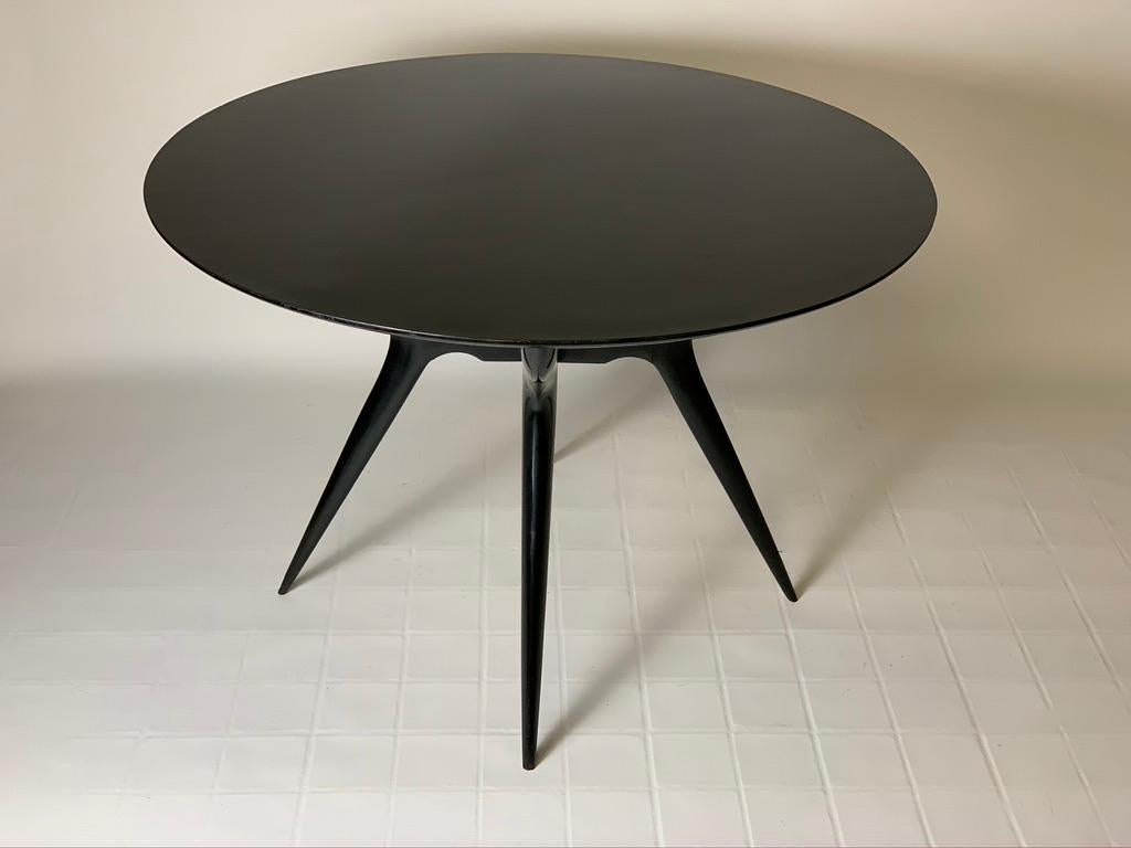 Mid-Century Modern Midcentury Italian Round Dining Table or Centre Table