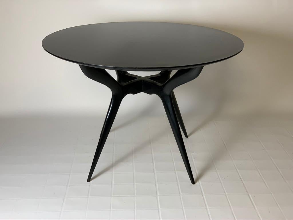 Mid-20th Century Midcentury Italian Round Dining Table or Centre Table