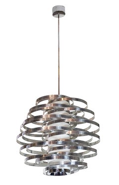 Mid-Century Italian Sciolari Cyclone Chandelier, circa 1970